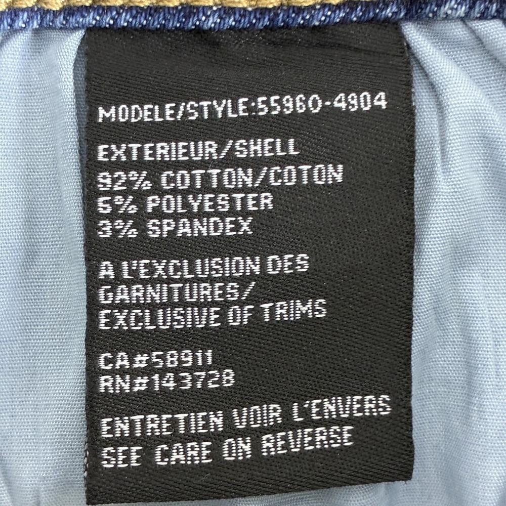 NWT Tribal Jeans Brooke Solid Micro Flare Jeans Blue High Rise Stretch Size 0 - Picture 7 of 8